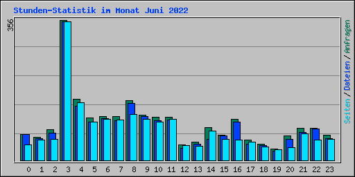 Stunden-Statistik im Monat Juni 2022