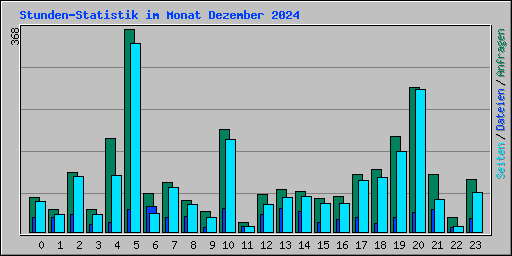 Stunden-Statistik im Monat Dezember 2024